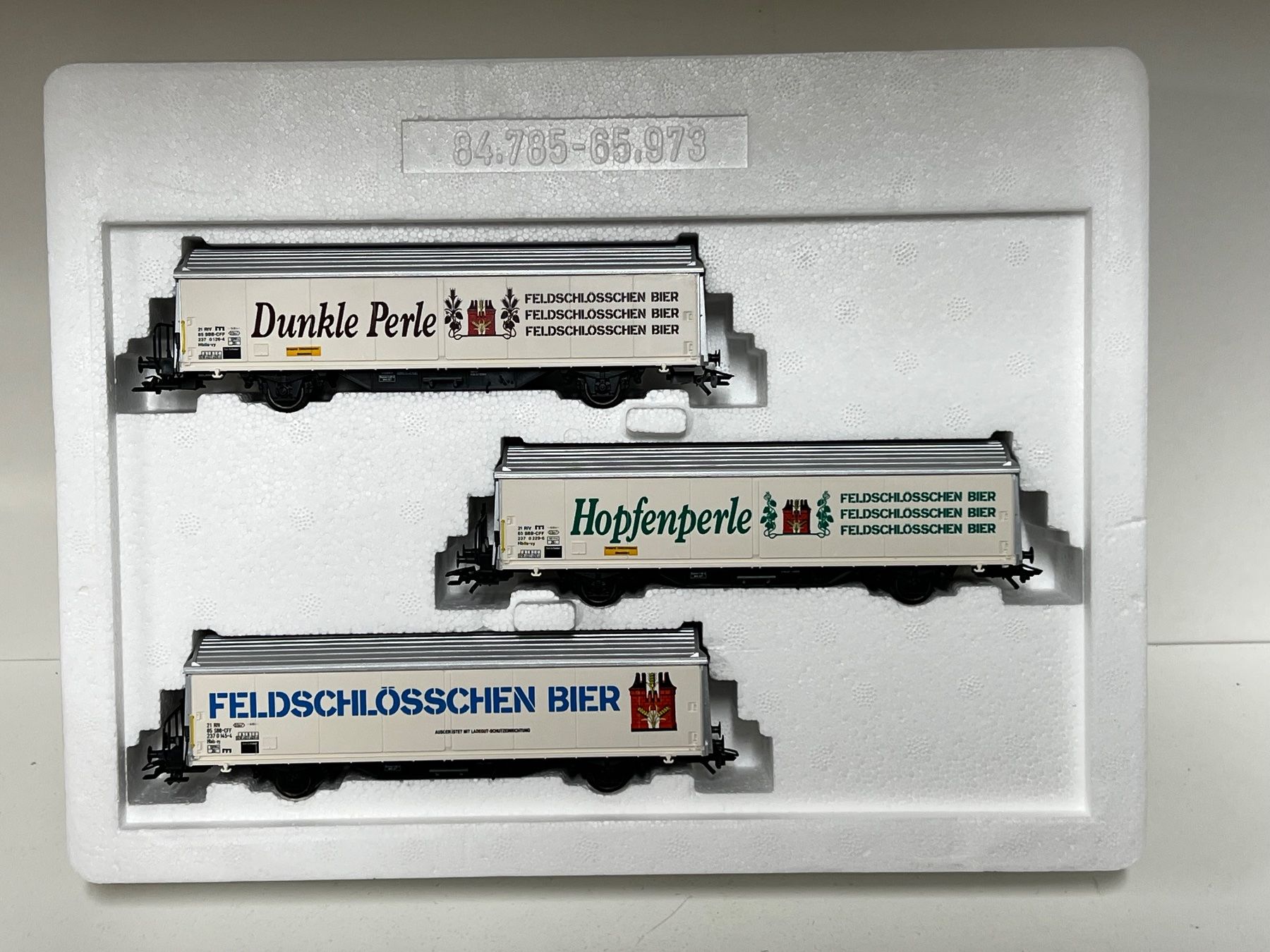 Märklin Modellini di ferrovie: Märklin 84785 Feldschlösschen  H0 AC – Nuovo e nell'imballaggio originale da Geroldswil venduto da TopTrain54