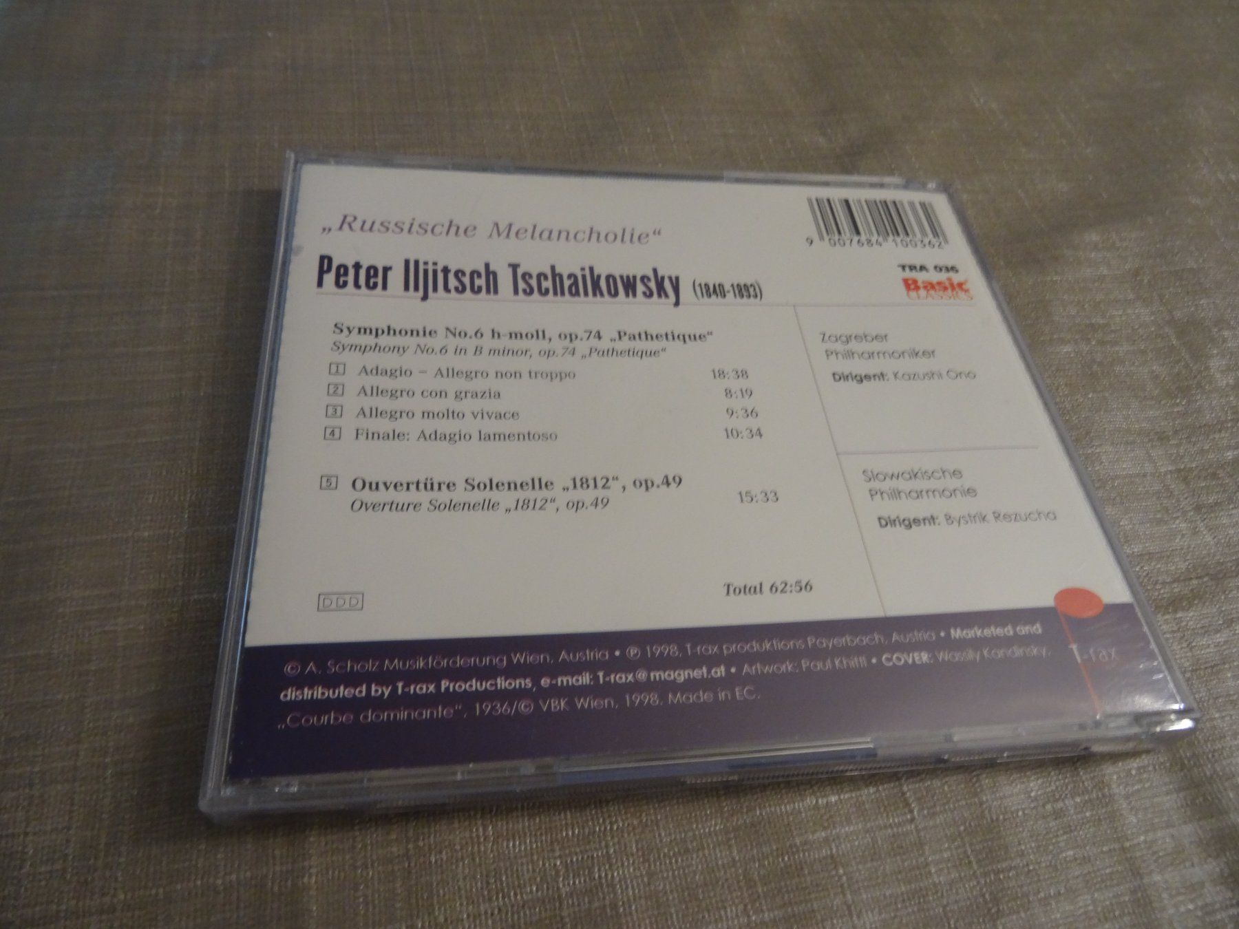 CD: Tschaikowsky CD - Symphonie Nr. 6 "Pathetique" CD – Usato da Olten venduto da Disc-Ausverkauf 1