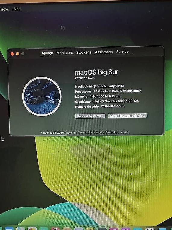 Apple Notebook: MacBook Air i5 | 4Go RAM | SSD 121Go – Usato da Renens VD venduto da MTD2211 7