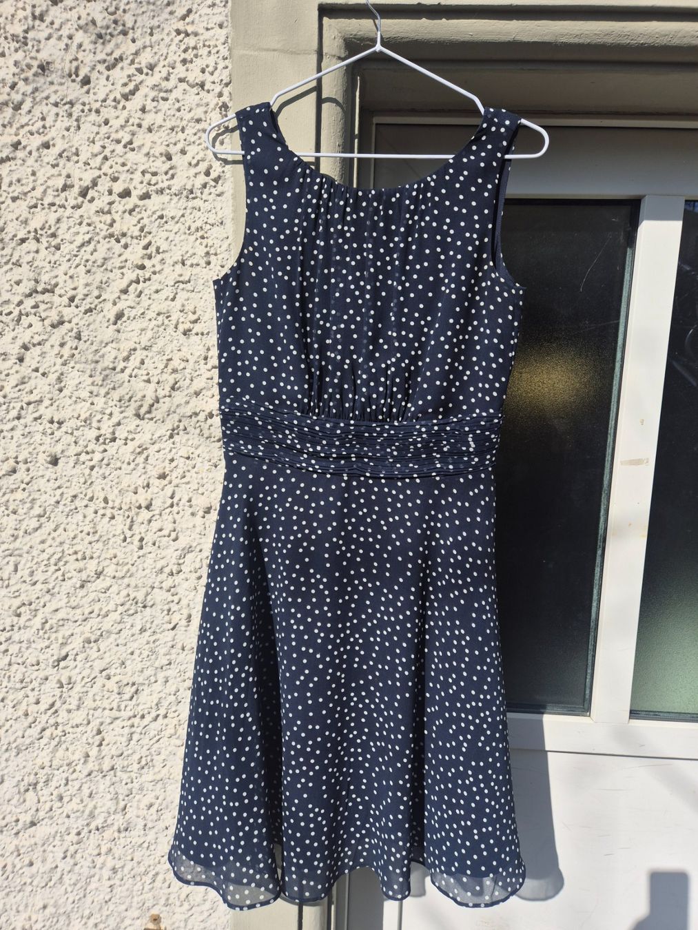 Esprit Vestiti: Esprit Kleid, Gr. 34, blau gepunktet – Usato da Oberrohrdorf venduto da ma-vie