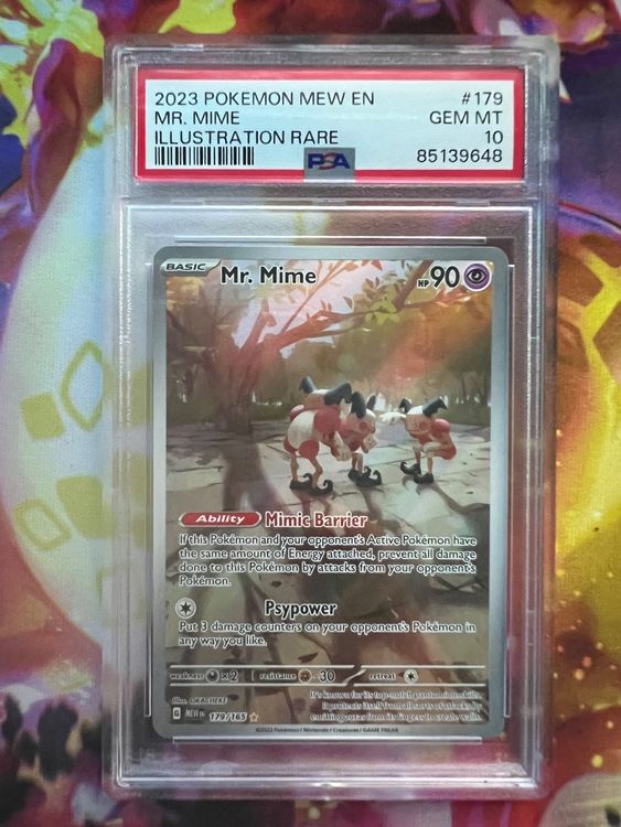 Pokemon 151 Mr. Mime Illustration Rare PSA10 EN | Kaufen auf Ricardo