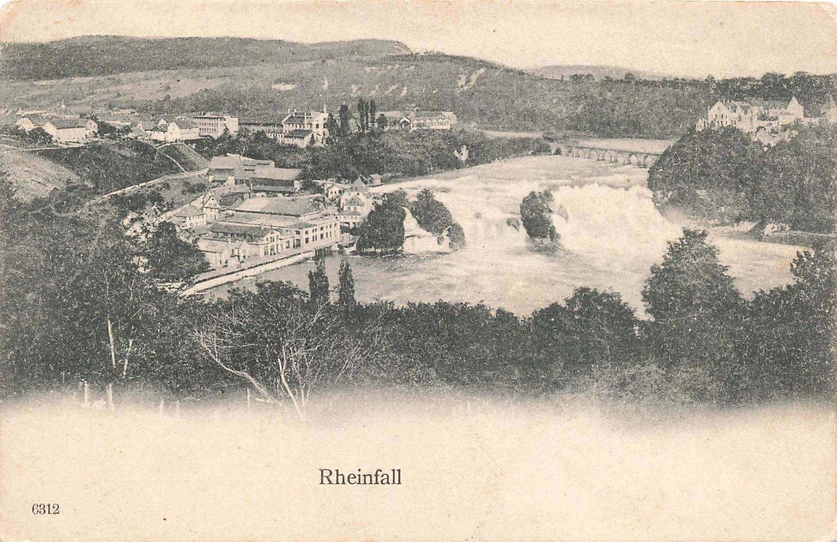 Cartoline postali: Rheinfall Schaffhausen – Usato da Biasca venduto da Blenio71
