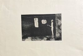 Michele Mainoli (1927-1991) Radierung Handsigniert
