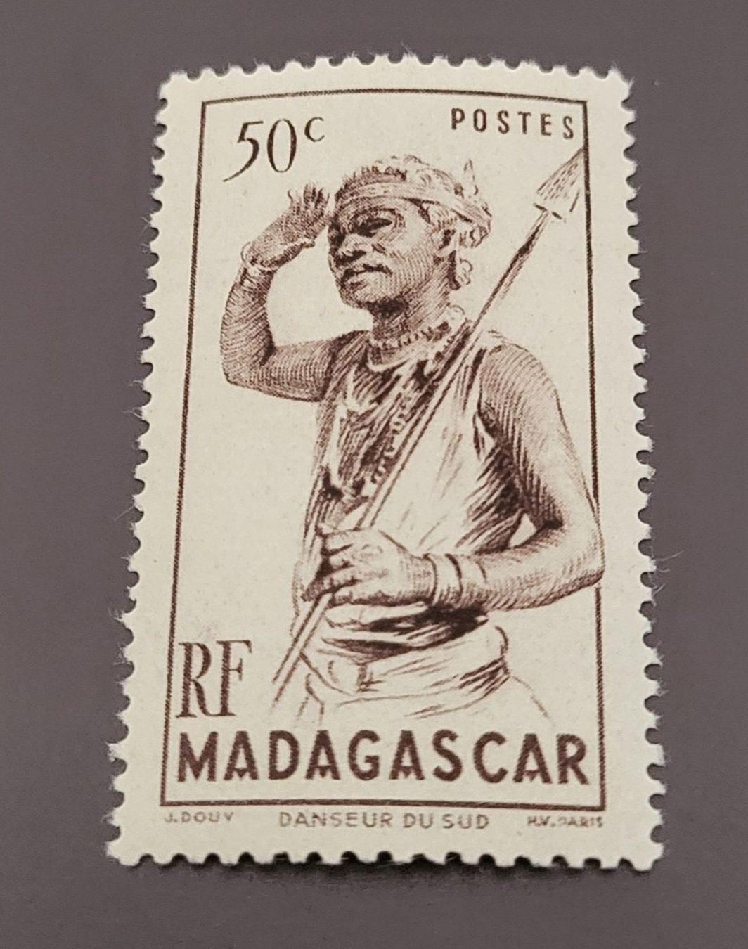 Tutti i francobolli: Madagaskar 1946 alte briefmarke – Usato da St Gallen venduto da Stampsalshobby