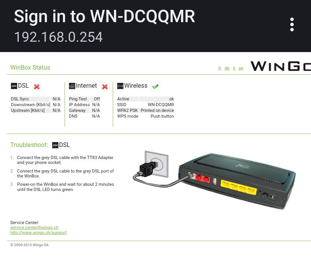 Modem & Router: Swisscom Router ADB VV 2220 Winbox 2 – Usato da Adelboden venduto da sol_fc2q 3