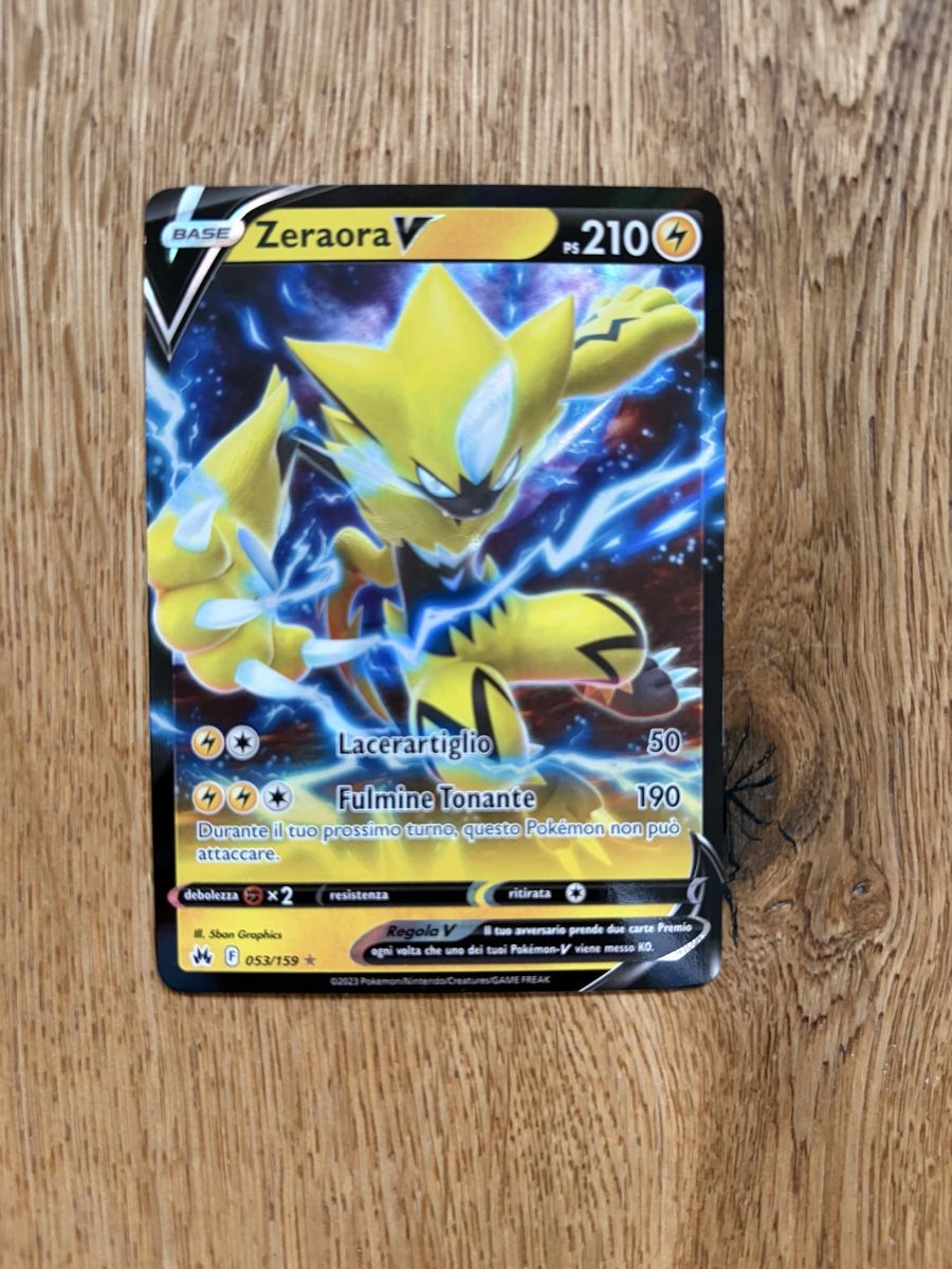 Pokémon Cartes à collectionner: Zeraora V - 053/159 IT – Neuf (Voir description) à Celerina par vyn_90