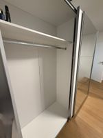 Schwebetürenschrank weiss Spiegel neu