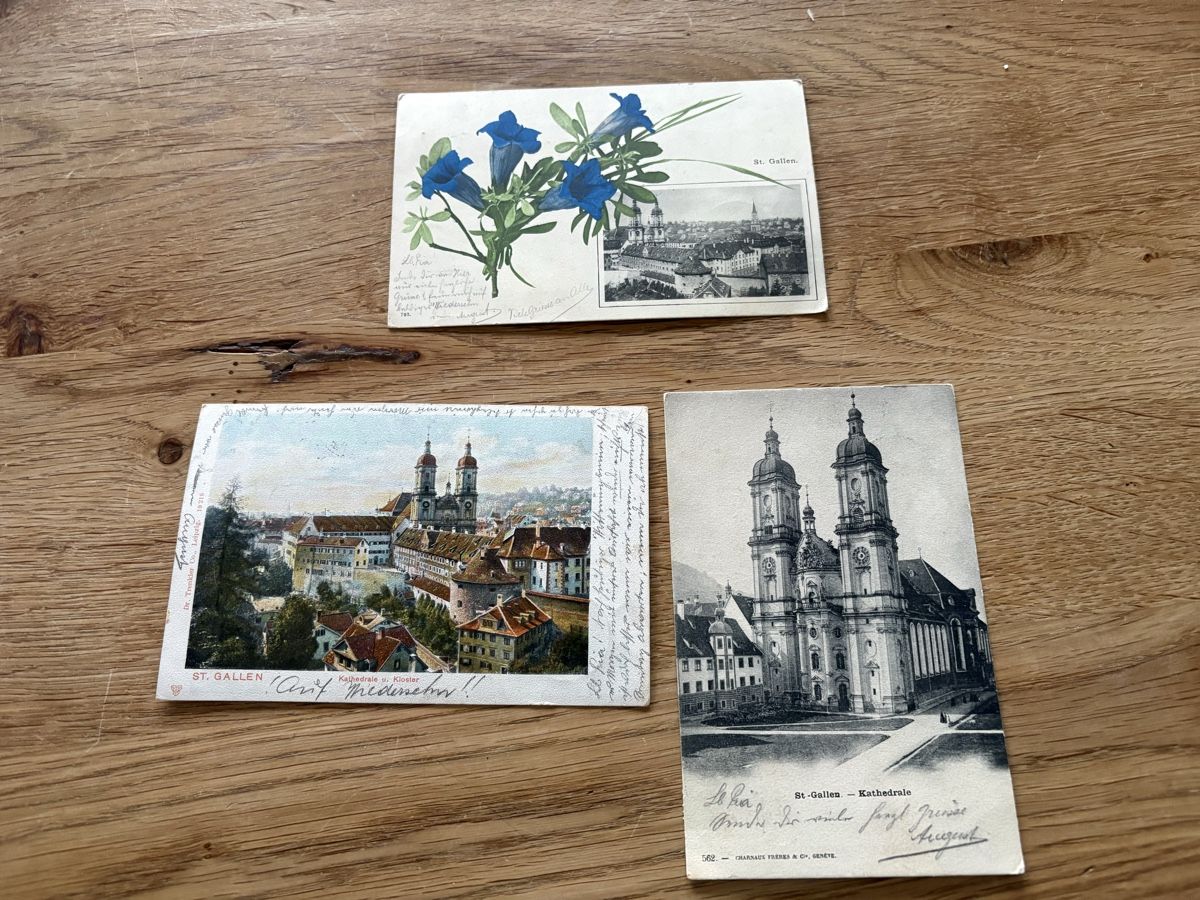 Cartes postales: 3 alte St. Galler Karten  – D'occasion à Gossau SG par Dobby1974