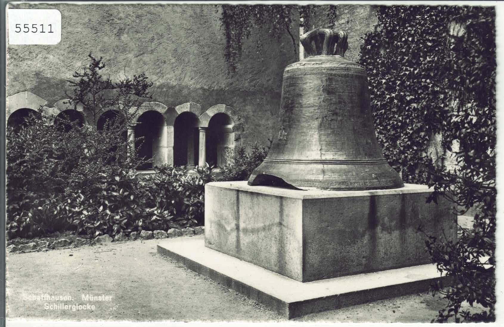 Cartoline postali: Schaffhausen - Münster - Schillerglocke – Usato da Ettingen venduto da Kartenplanet