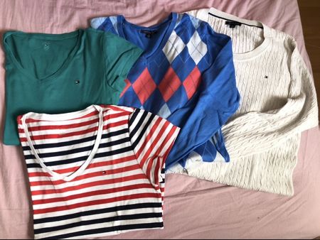 Kleiderpaket Tommy Hilfiger T-Shirt Pullover Kleider Pulli