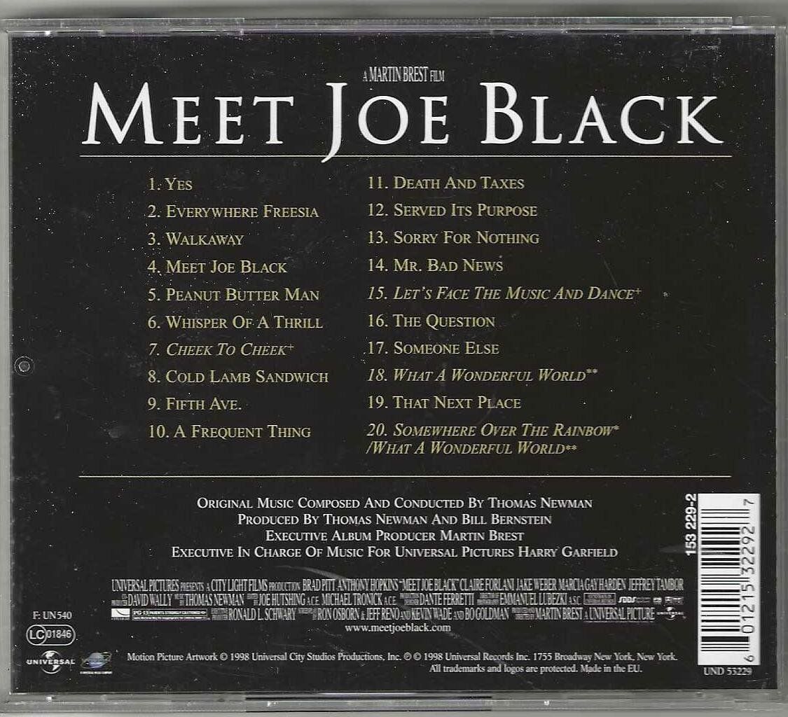CDs: Thomas Newman - Meet Joe Black – Gebraucht aus Genève von CDLPBookS 1