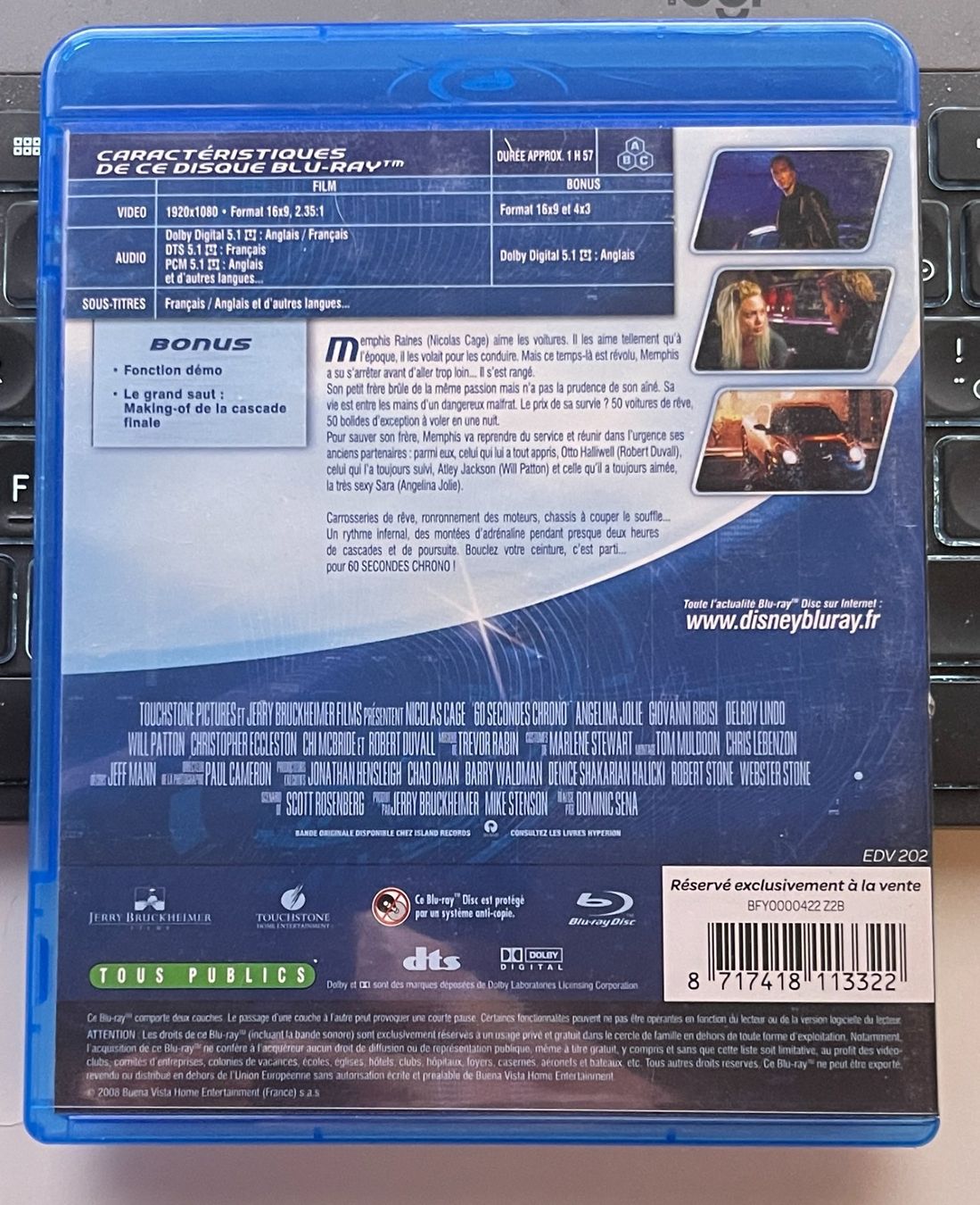 Tutti i DVDs: 60 secondes chrono (2000) - Blu- ray – Usato da Semsales venduto da __Florian__ 2