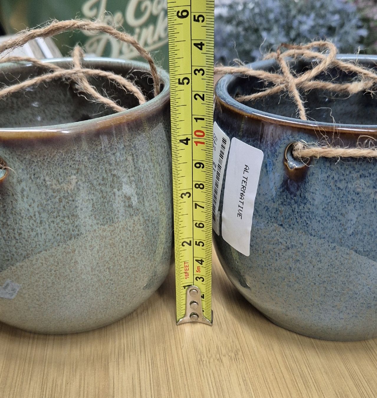 Vasi per fiori: 2xHänge-Blumentopf Keramik  neu – Nuovo (secondo la descrizione) da Turbenthal venduto da Lilly7407 2