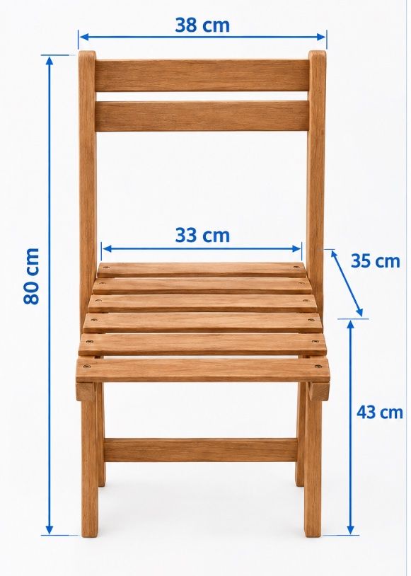 Sedie: 2x DEPOT Klappstuhl Holz – Usato da Obfelden venduto da montes50 4