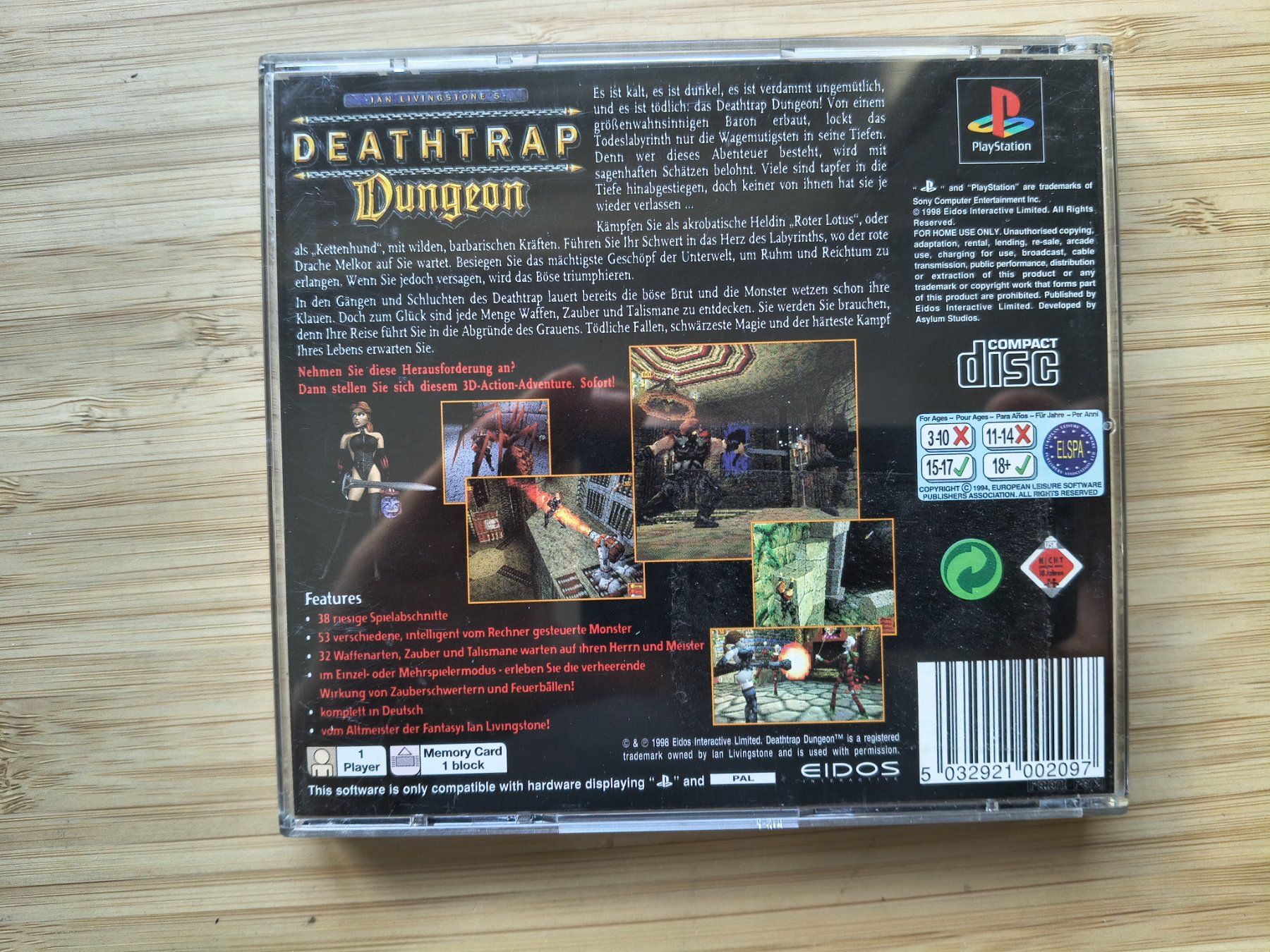 Giochi: Deathtrap Dungeon (PS 1) – Usato da Riedholz venduto da ste_96cd 1
