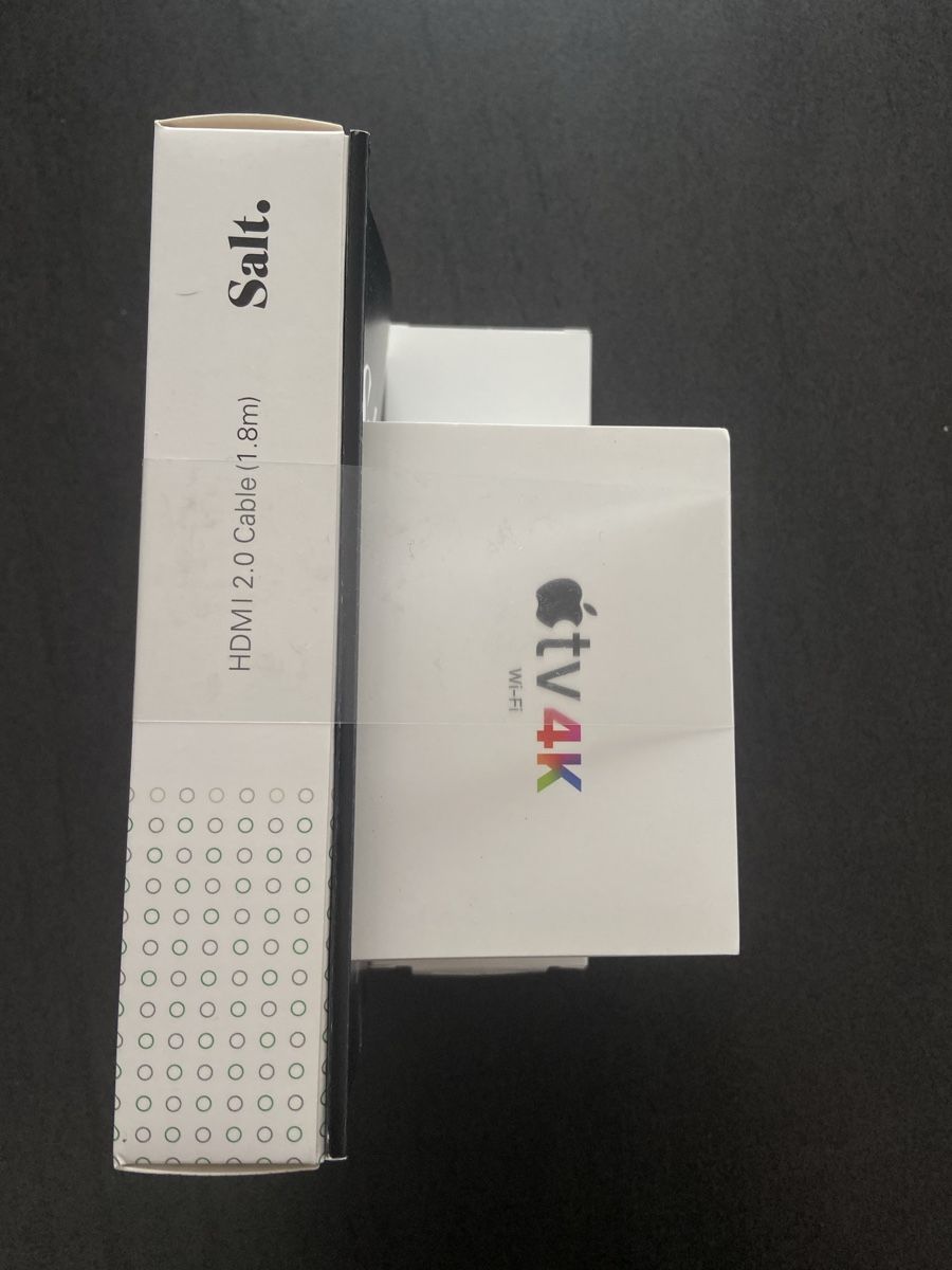 Apple Multimediaplayer & Streamer: Apple TV 4K mit Salt HDMI 2.0 Kabel  – Neu und originalverpackt aus Dielsdorf von lor_j5qt 3