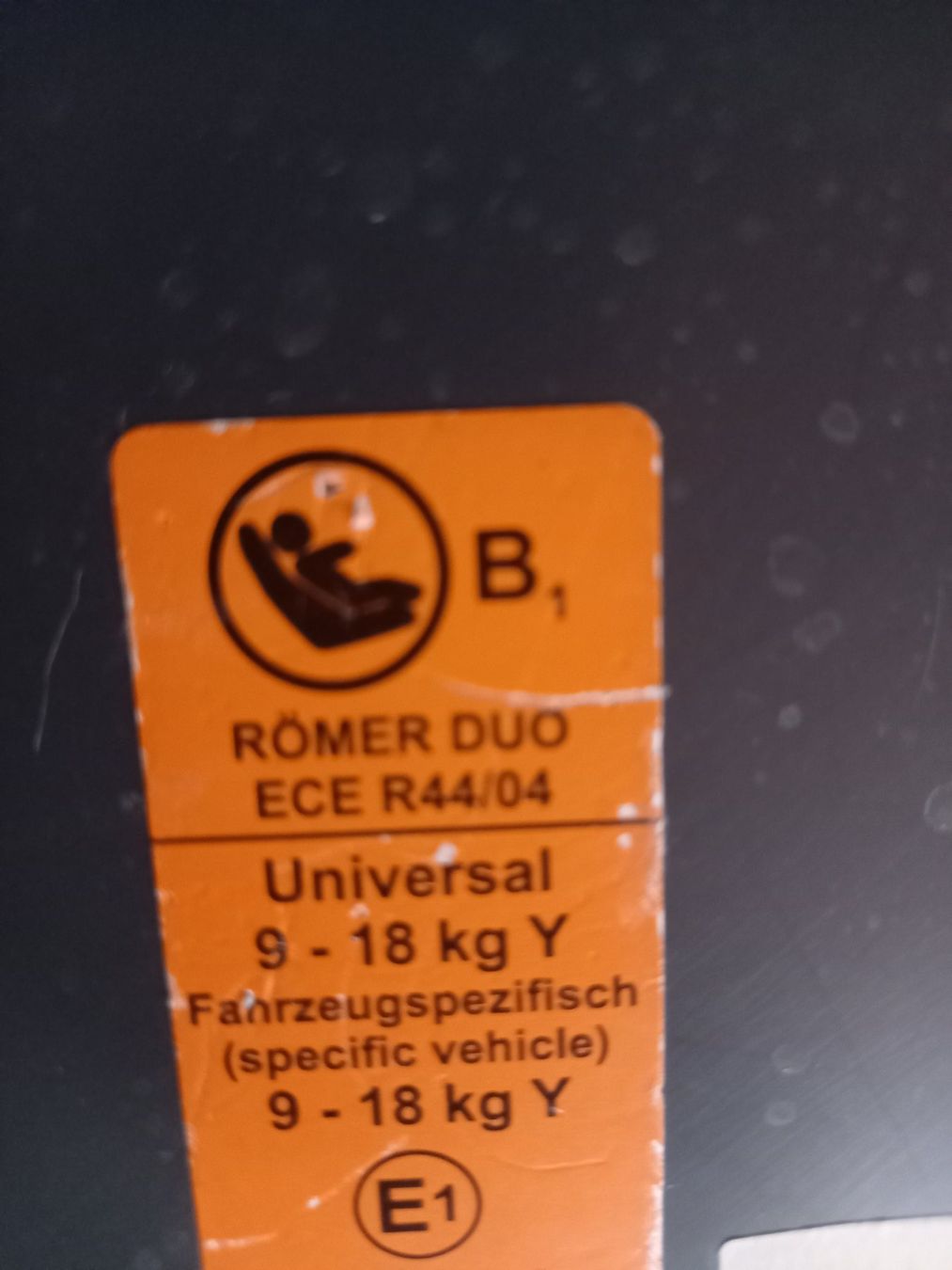 Britax Römer Seggiolini per auto: Britax Römer Duo Plus Kindersitz – Usato da Rothenthurm venduto da nbds 3