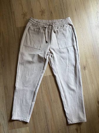 Stoffhose beige