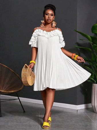 SALE ‼️  Kleid Damen Übergrösse 0XL elegant SOMMER VIBES