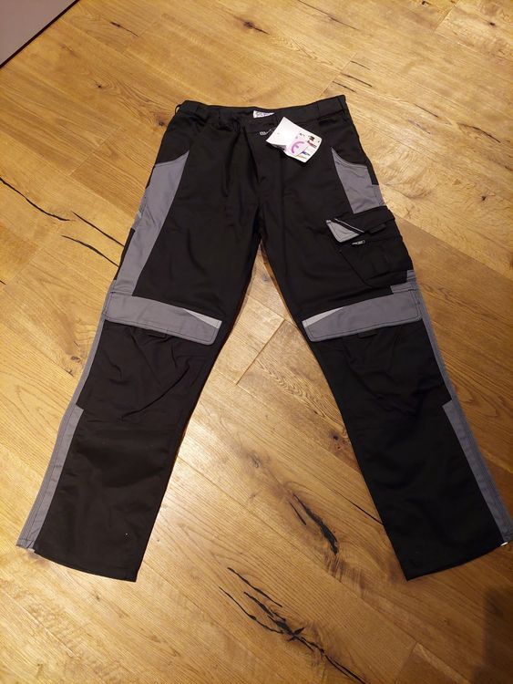 Arbeitshose FLORIAN, grau-schwarz, Gr. 58 | KOCH Freiburg GmbH