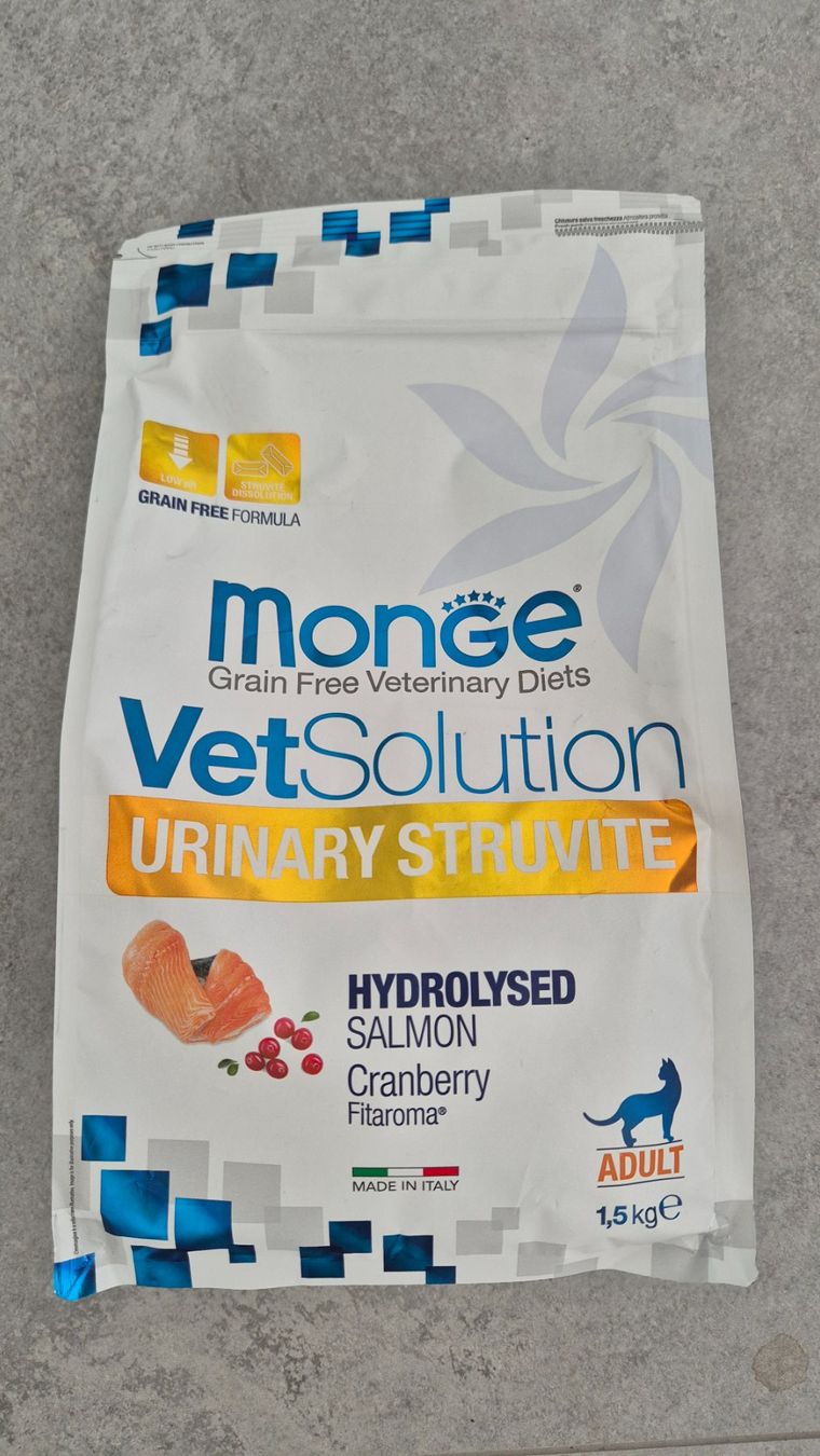 Mangimi: Monge VetSolution Urinary Struvite 2x 1.5kg Getreidefrei – Nuovo e nell'imballaggio originale da Bitsch venduto da cka_6hff