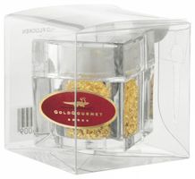 Essbares Gold Würfel Streuer 100 mg mit Blattgoldflocken