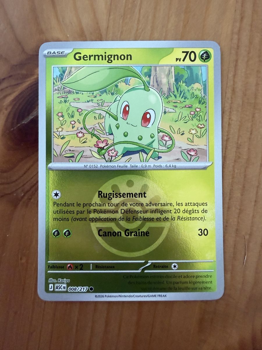 Pokémon Carte collezionabili: Germignon (ASC008) – Nuovo (secondo la descrizione) da Vevey venduto da Matx