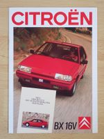 Citroen BX 16V - Schweizer Prospekt 12.87 - P1558