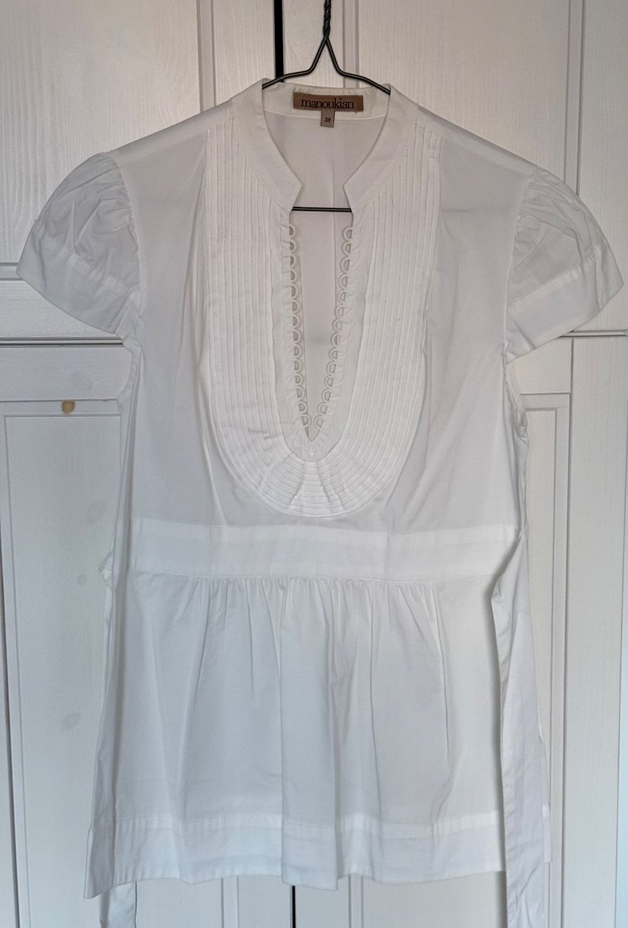 Camicette: Manoukian White Top, Size 38, Summer Essential! – Usato da Epalinges venduto da Lily2006