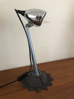 Schreibtischlampe aus Velo-Teilen, schwenkbar, E14
