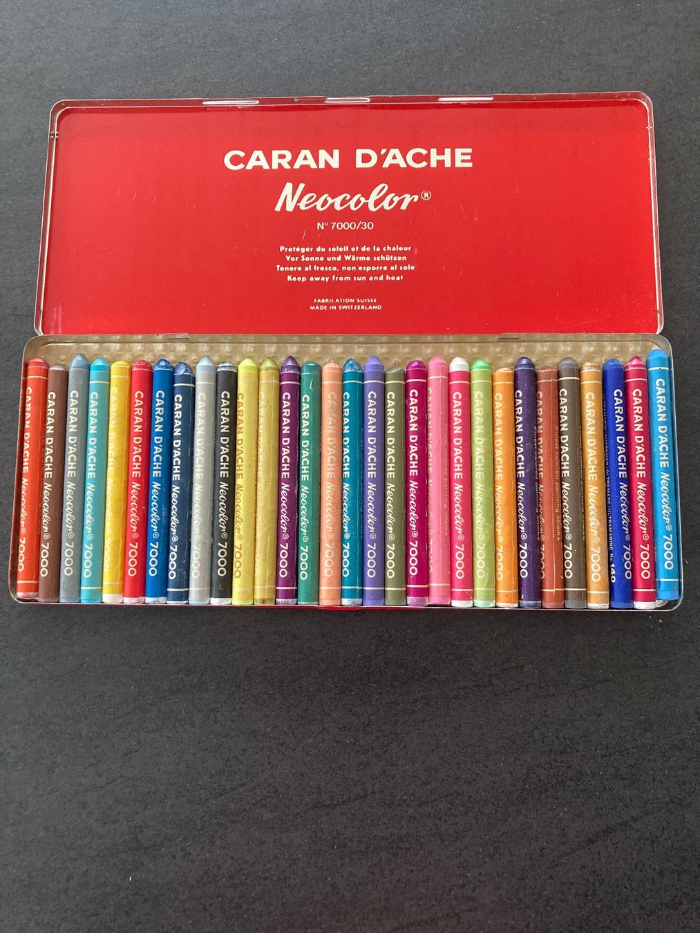 Caran D'Ache Penna & Evidenziatori: Neocolor Caran d'ache – Usato da Zollikofen venduto da schildi13 1
