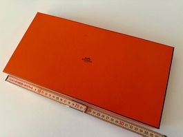 HERMES-Paris original orange box for tie, maxi twilly, scarf