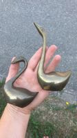cygne laiton Schwan vintage Messing