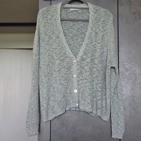 🐸 NILE STRICKJACKE L CARDIGAN HÄKELJÄGGLI