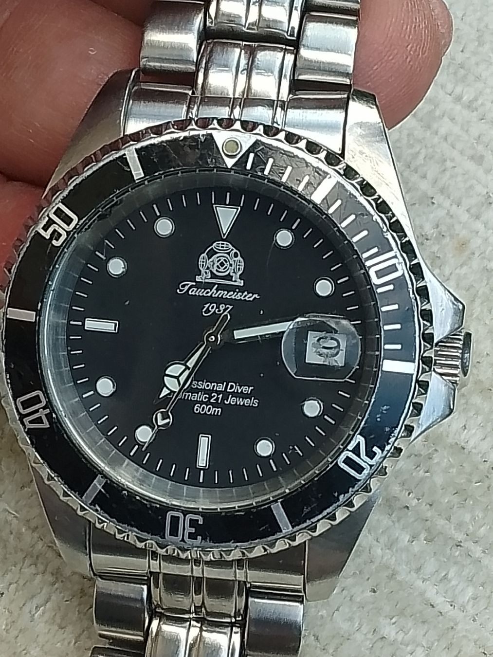Uhren: Tauchmeister 600m Automatic 40mm läuft – Gebraucht aus Agno von sam2608 5