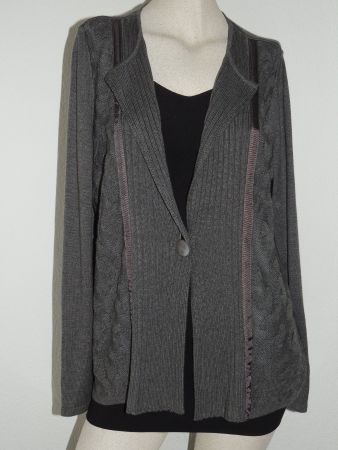 SCHÖNE STRICK-JACKE "BONITA" VISCOSE NP 49 CHF NEU L