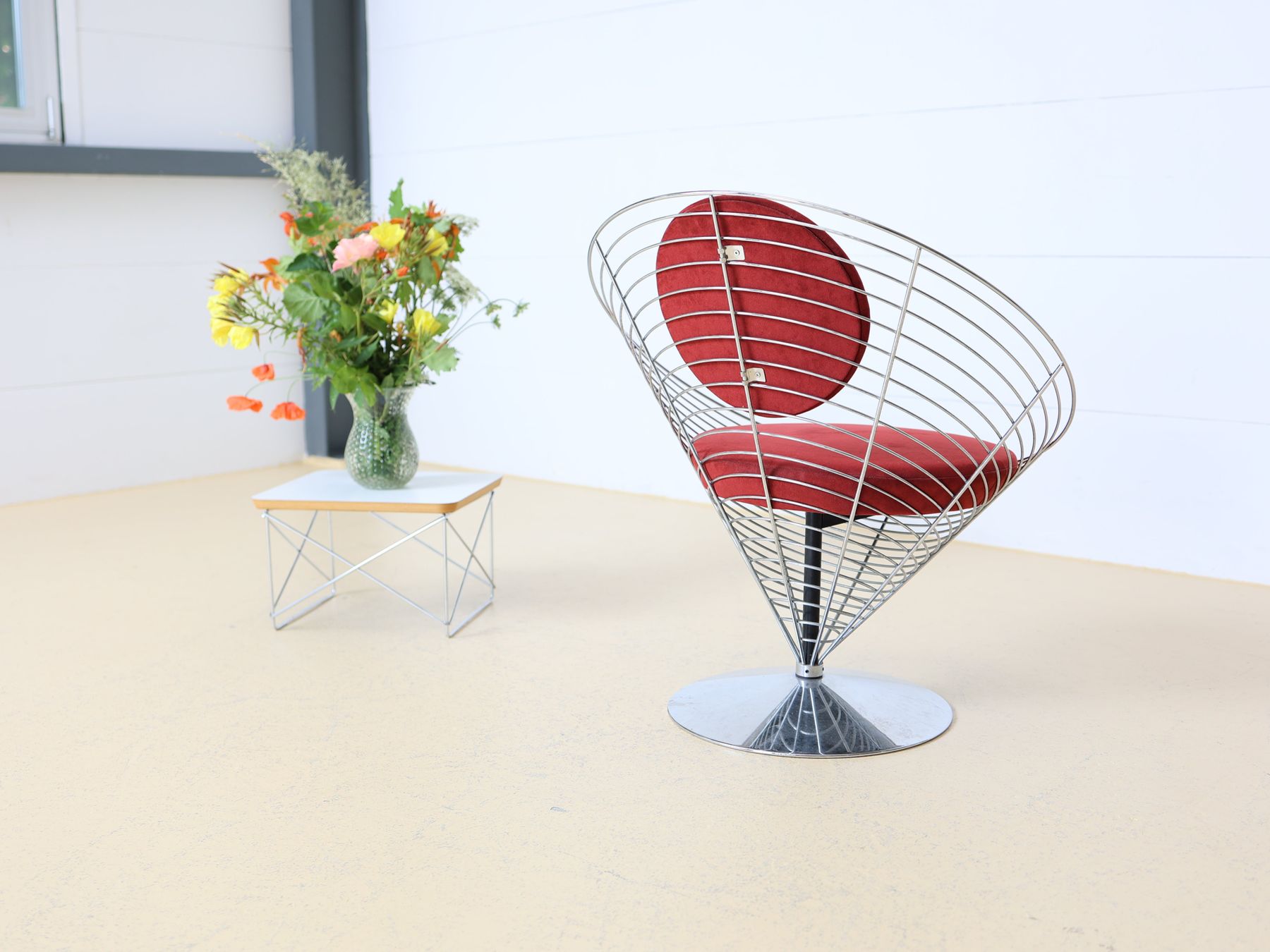 Vitra Sedie: Verner Panton Wire Cone Chair | Rot – Usato da Meinisberg venduto da atelier_TILIJA 8