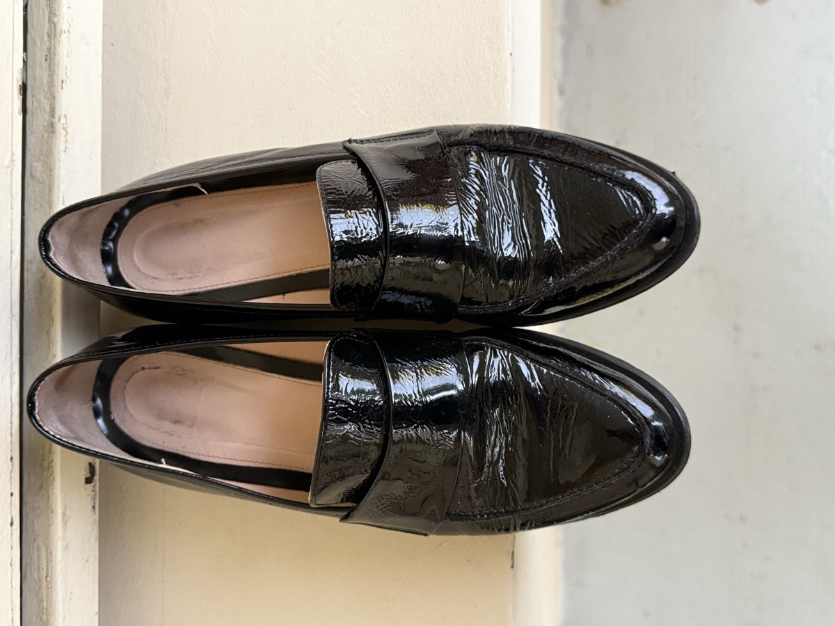 Scarpe da donna: Lack Loafers, Schwarz, Grösse 38 – Usato da Basel venduto da zukk_ 1