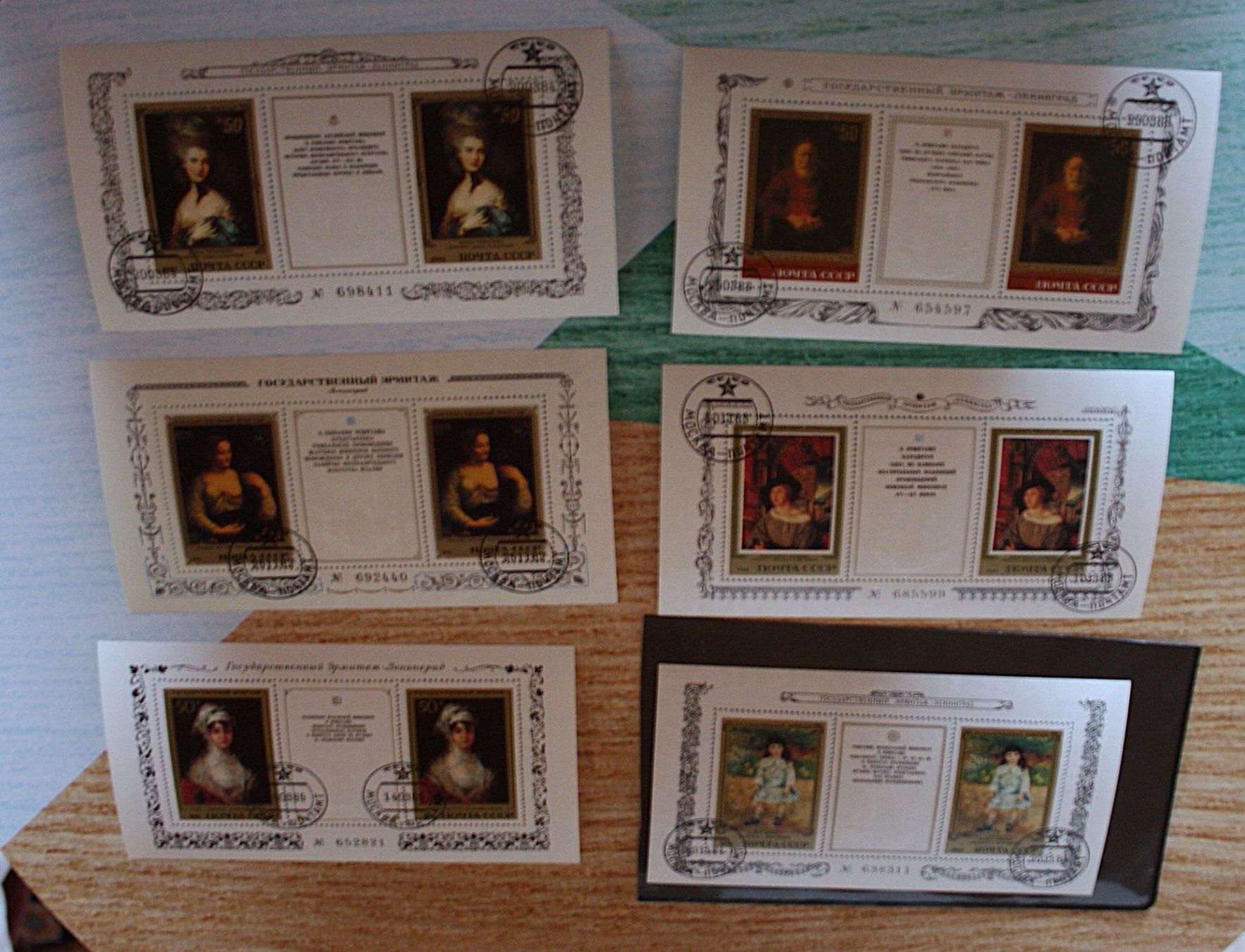 Alle Briefmarken: 6 Bogen Briefmarken 6 Motive gestempelt – Gebraucht aus Flüelen von Alt-und-Neu 1