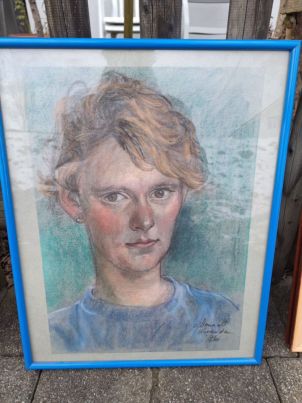 Gemälde: Portrait - Pastell - O'Donnall Kuranda 96 – Gebraucht aus Altstätten SG von GGsGameshop 1