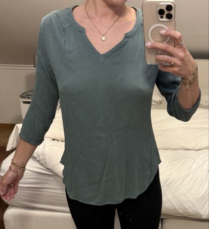 Damen Bluse grün - Grösse: M