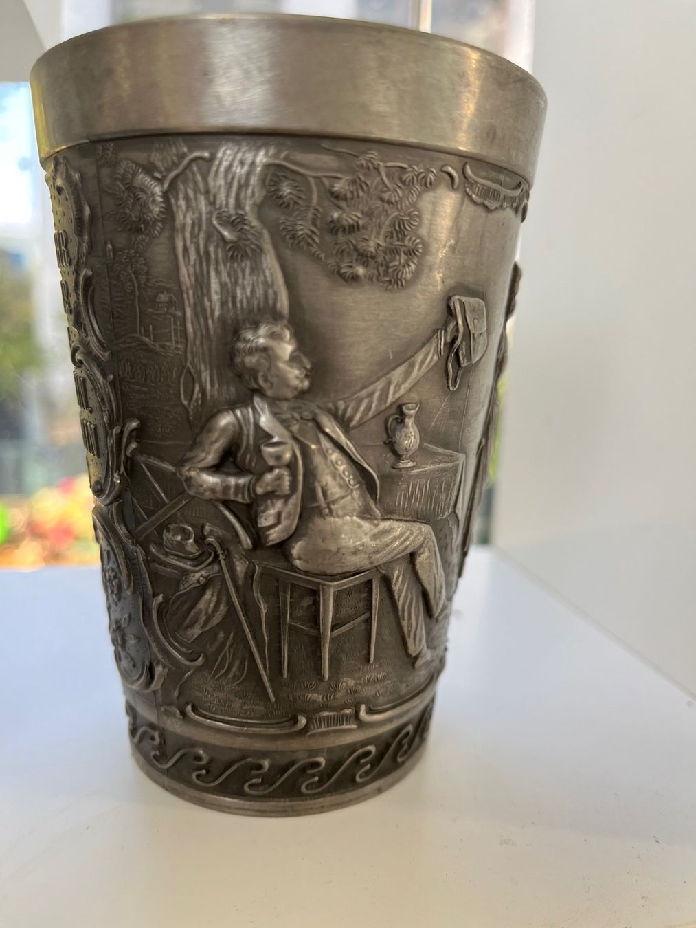 Contenitori & Simili: Konvolut 4 Vintage Zinnbecher – Usato da Luzern venduto da flixmaus 8
