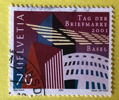 Nr.1038 GESTEMPELT Moderne Architektur in Basel 2001 