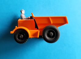 Wiking, N° 65 S, Tombereau à moteur, avec conducteur, orange