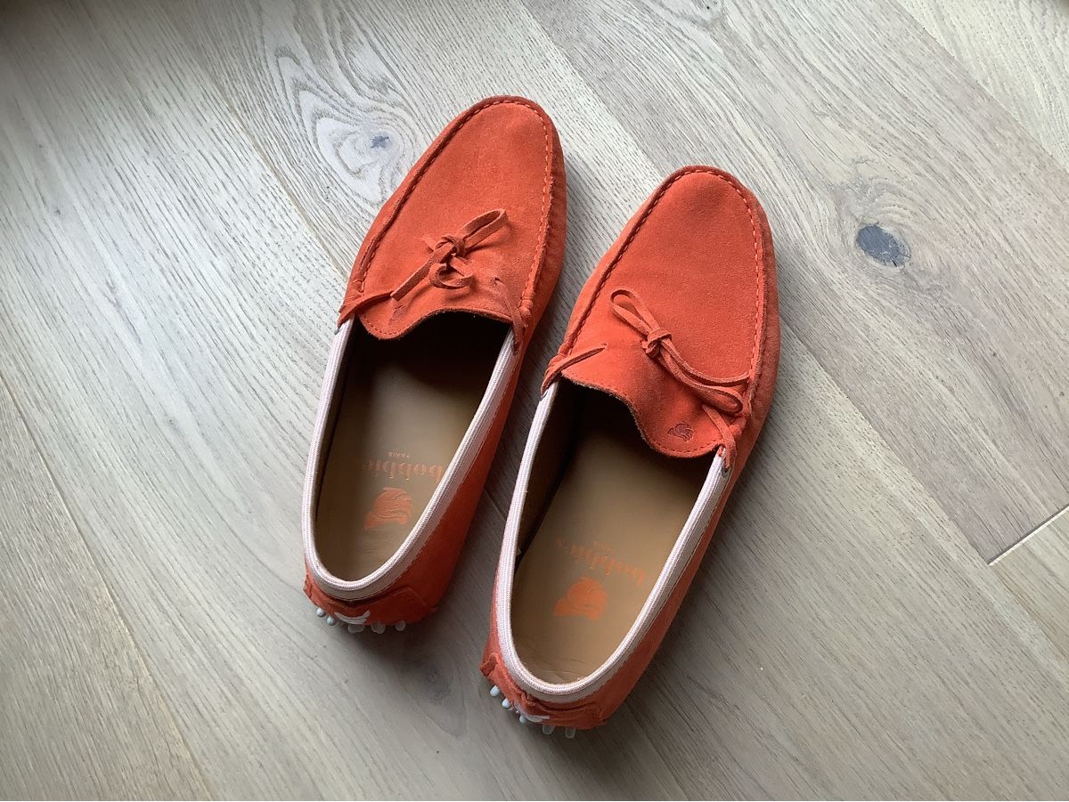 Herrenschuhe: Mocassins BOBBIES PARIS 43, wild Leder – Gebraucht aus bassersdorf von isabelleb0102 1