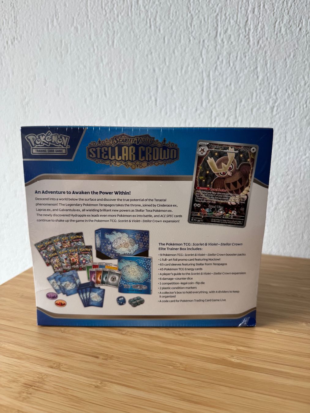Pokémon Carte collezionabili: Pokemon Elite Trainer Box Stellar Crown EN sealed – Nuovo e nell'imballaggio originale da Schenkon venduto da swiddy 1