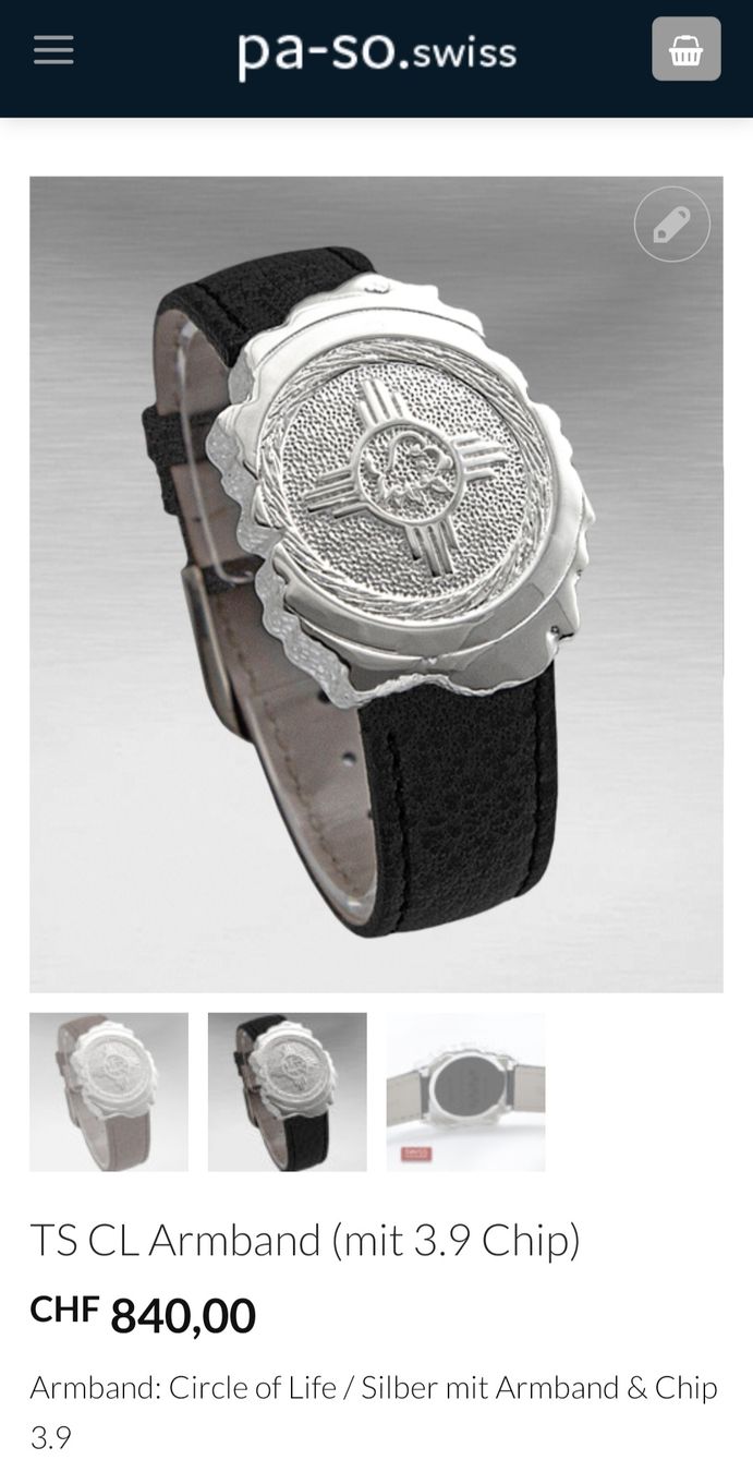 Bracciali & Braccialetti: TCL silber Circle 3.9 Chip – Usato da Arth venduto da KarinS26 3
