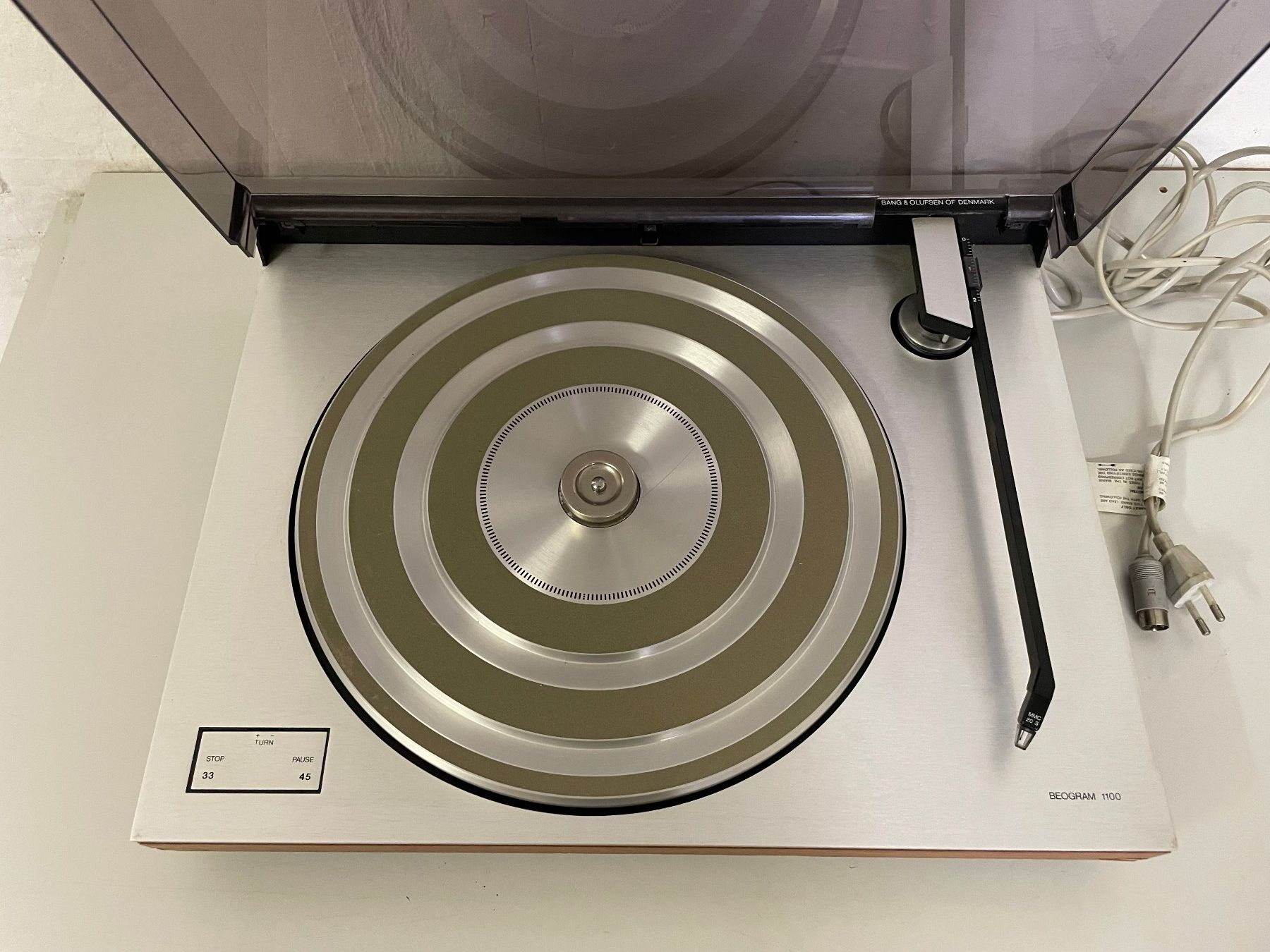 Bang & Olufsen Plattenspieler: bang&Olufsun platine beogram 1100 – Gebraucht aus La Croix (Lutry) von netrajet