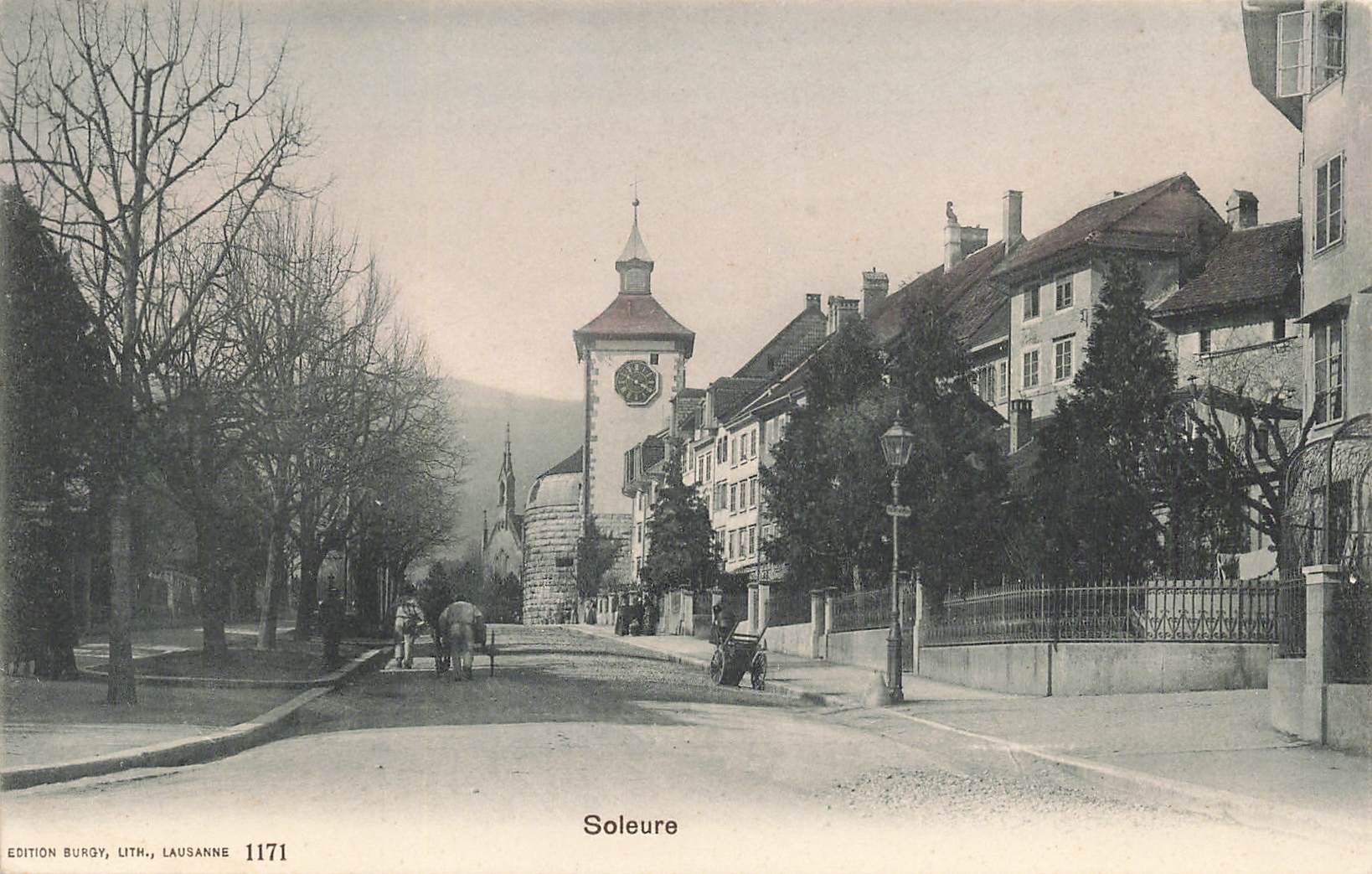 Cartoline postali: Solothurn SO Baseltor belebt – Usato da Biasca venduto da Blenio71