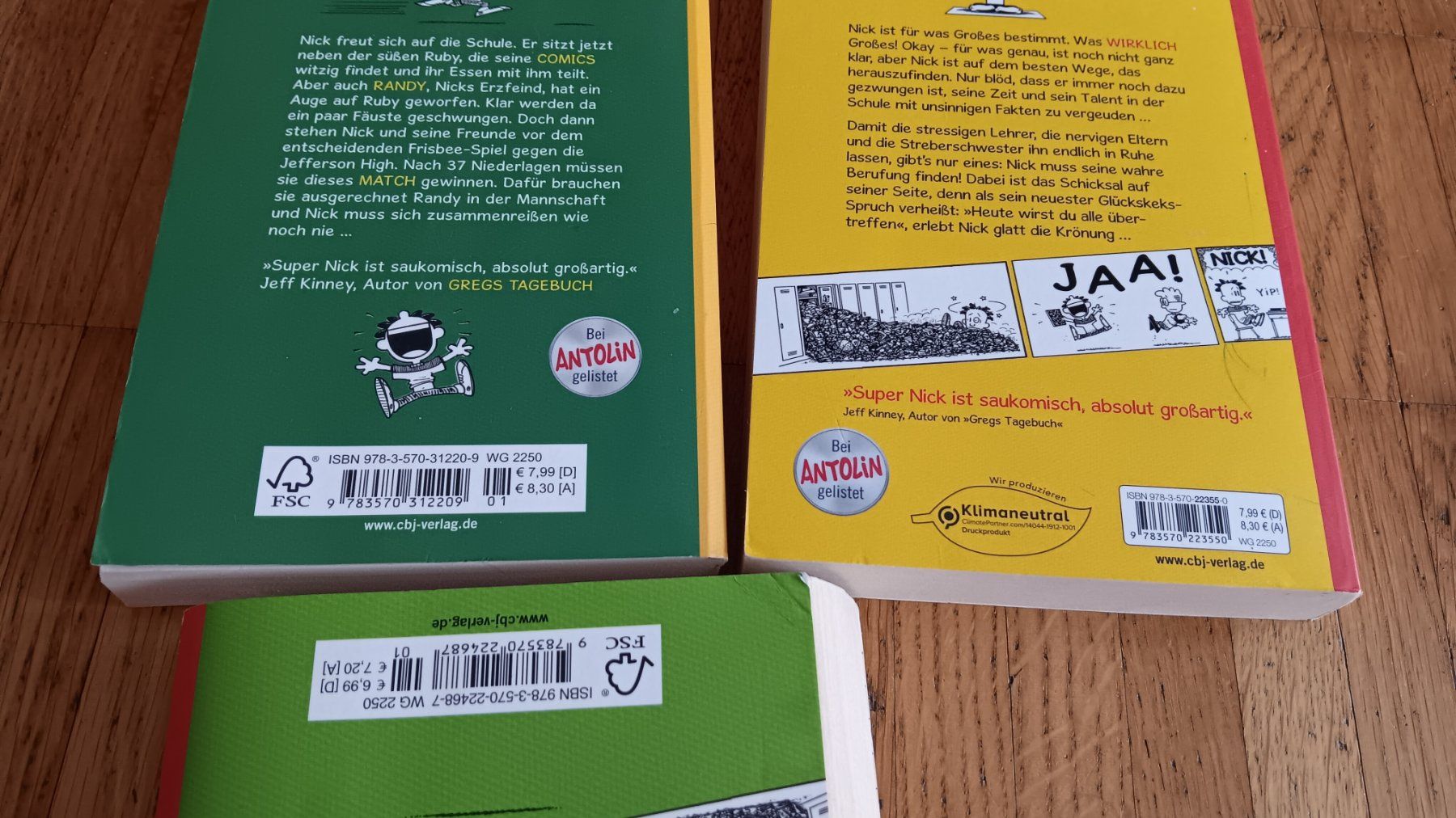 Libri: Super Nick, 3 Romane und ein Comic Rätsel Buch – Usato da Dietikon venduto da Rabia 6